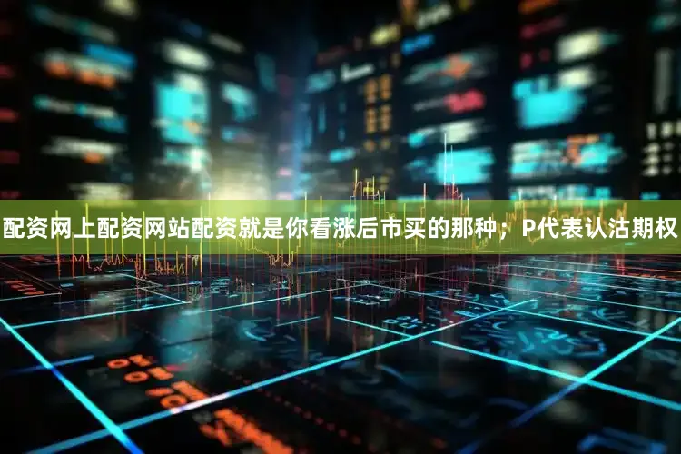 配资网上配资网站配资就是你看涨后市买的那种；P代表认沽期权